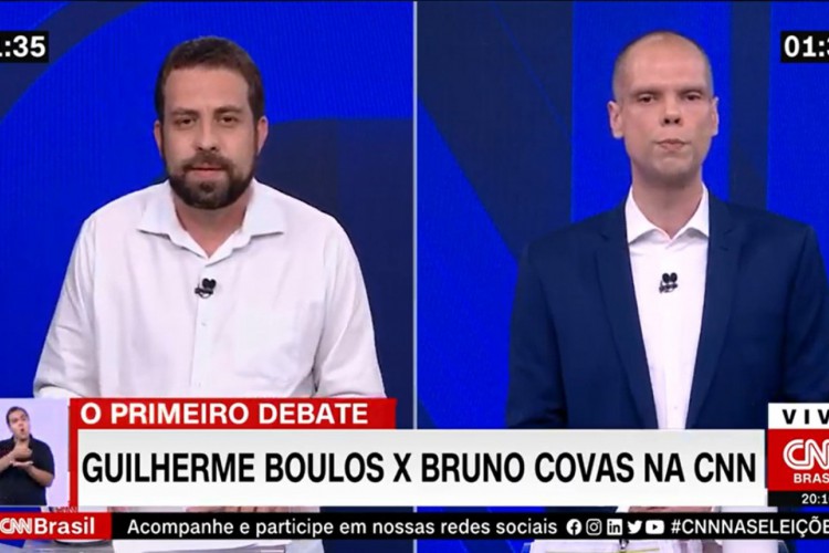 Candidatos ao segundo turno de em SP, Boulos e Covas 