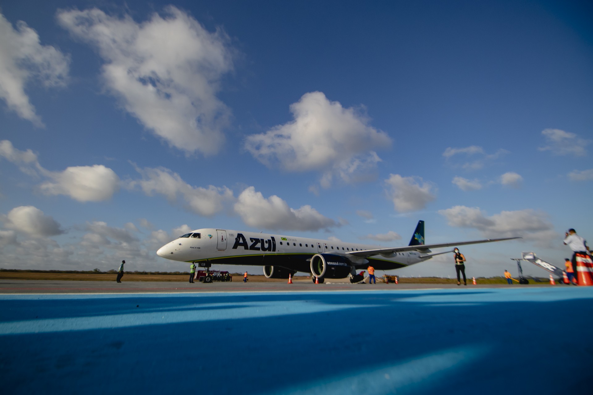 Azul Linhas Aéreas não tem oferta de voos diretos entre Juazeiro do Norte com destino a Fortaleza e Recife a partir de 10 de março (Foto: Aurelio Alves)