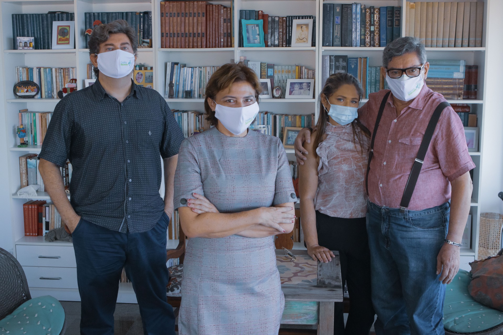 MÉDICOS Roberto da Justa, Liduína Rocha e Urico Gadelha são alguns dos membros do Coletivo Rebento (Foto: FCO FONTENELE)