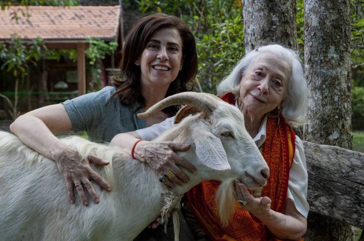 Fernanda Torres e Fernanda Montenegro, já contracenaram em várias ocasiões, sendo a última um especial de Natal da TV Globo(Foto: Divulgação/ Gshow)