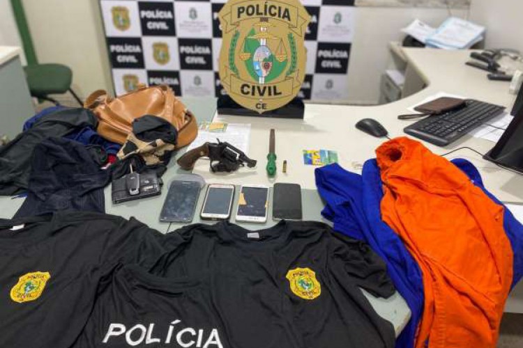 Roubos na área do Jangurussu eram praticados da mesma forma e imagens de segurança ajudaram a Polícia Civil a elucidar os casos 