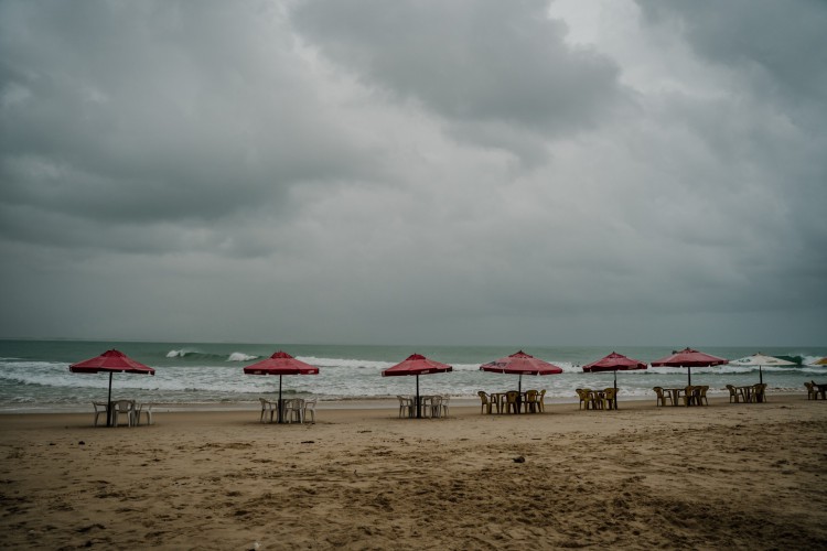 Paracuru, no Litoral do Pecém, foi um dos locais com chuva mais intensa na madrugada desta quarta-feira, 26