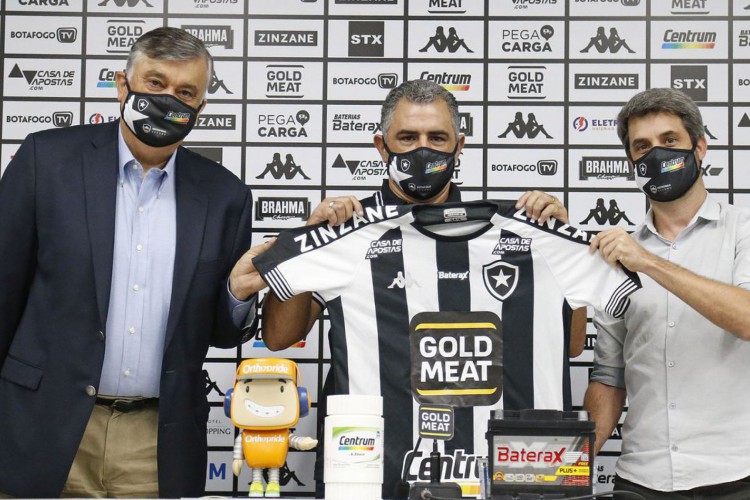 Marcelo Chamusca do Botafogo durante apresentacao no Estadio Nilton Santos. 22 de janeiro de 2021, Rio de Janeiro, RJ, Brasil. Foto: Vitor Silva/Botafogo. .Imagem protegida pela Lei do Direito Autoral Nº 9.610, DE 19 DE FEVEREIRO DE 1998. Sendo proibido qualquer uso comercial, remunerado e manipulacao/alteracao da obra.