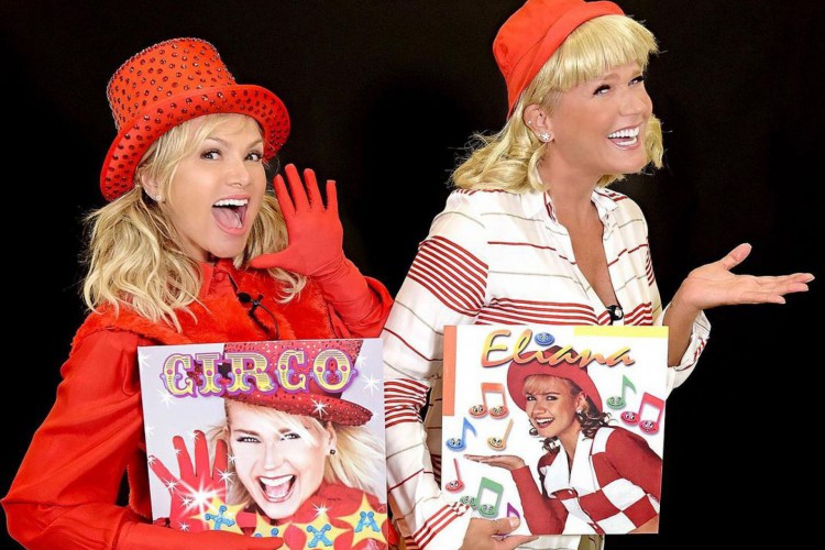 Xuxa e Eliana usam figurinos icônicos uma da outra para gravação inédita