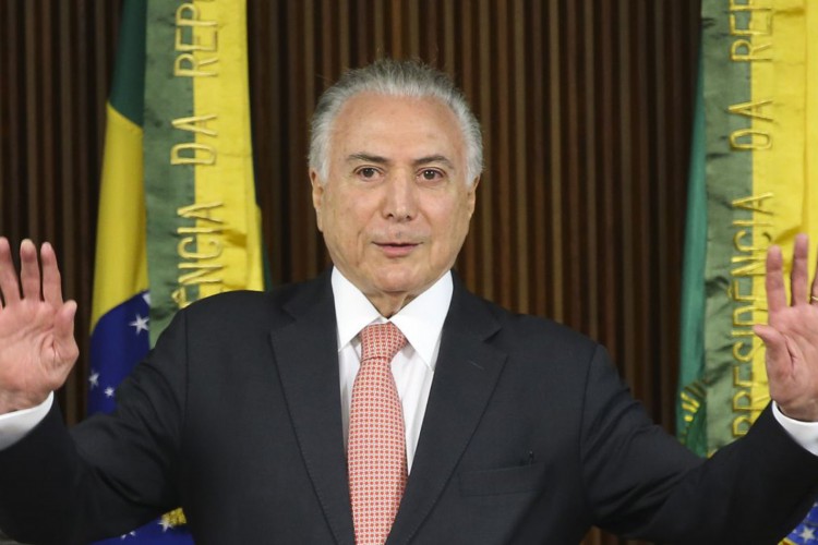 Ex-presidente do Brasil Michel Temer (MDB)