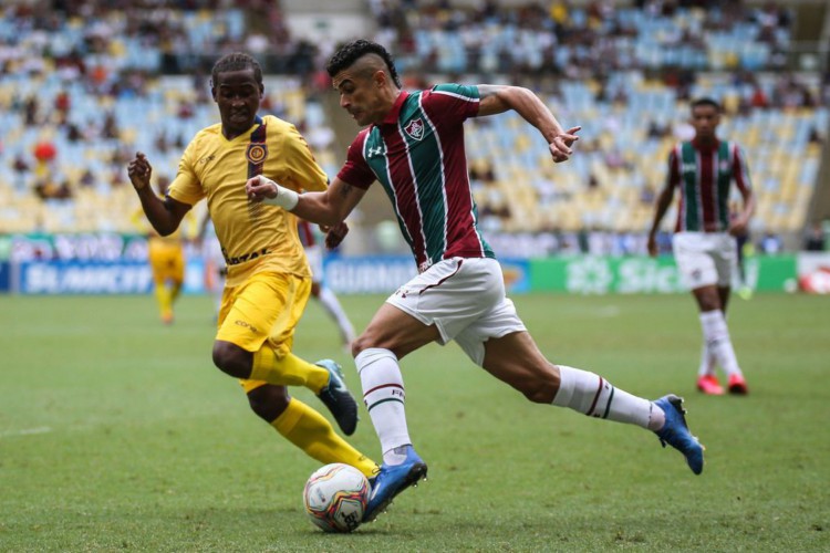 Rio de Janeiro - 01/03/2020 - Maracanã..Fluminense enfrenta o Madureira esta tarde no Maracanã pela 1ª rodada da Taça Rio 2020..FOTO: LUCAS MERÇON/ FLUMINENSE F.C. . .IMPORTANTE: Imagem destinada ao autor, seu uso comercial está vetado incondicionalmente por seu autor .É obrigatório mencionar o nome do autor ou usar a imagem....IMPORTANT: Image intended for creator. Commercial use is prohibited unconditionally by its author. It is mandatory to mention the name of the author or use the image....IMPORTANTE: Imágen para uso solamente ao autor. El uso comercial es prohibido por su autor. És mandatório mencionar el nombre del autor ao usar el imágen.