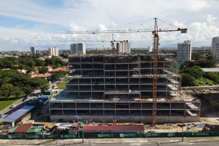 Obras do Hospital Materno Infantil da Unimed Fortaleza