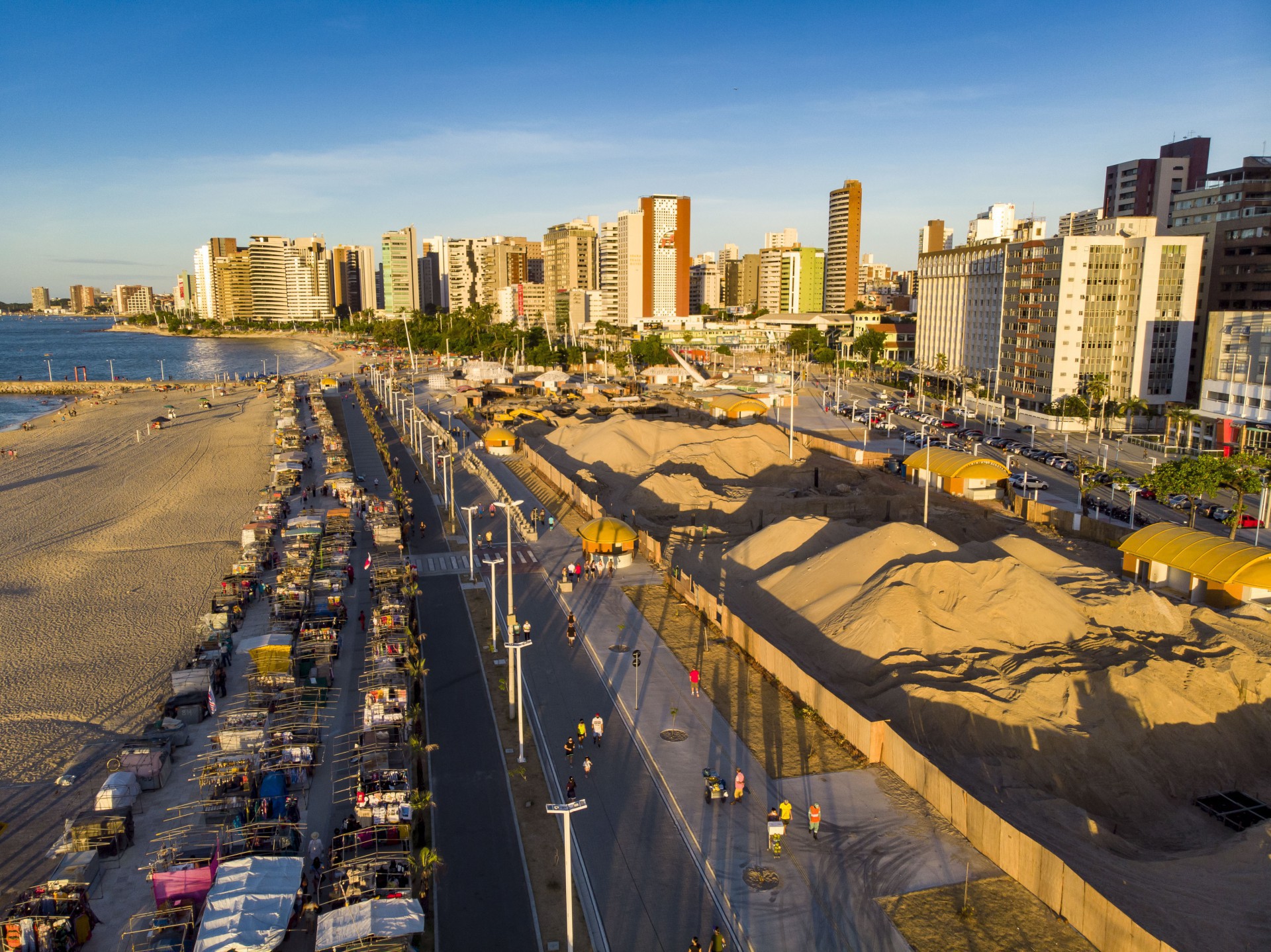 Prevista para este mês conclusão de obra na Beira Mar fica para fim do ano Fortaleza