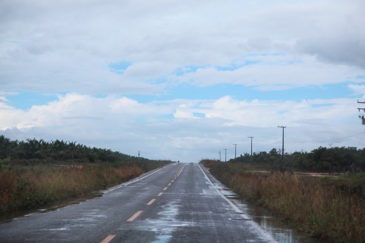 Céu deve variar de nublado a parcialmente nublado em todo o Estado. Foto de apoio ilustrativa: Itarema em 18 de junho de 2021