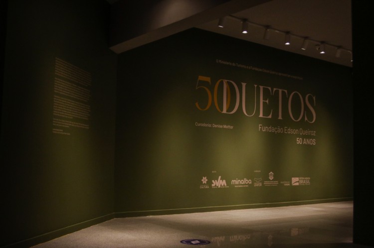 Exposição '50 Duetos' comemora os 50 anos da Fundação Edson Queiroz no Espaço Cultural Unifor (Thais Mesquita/OPOVO)