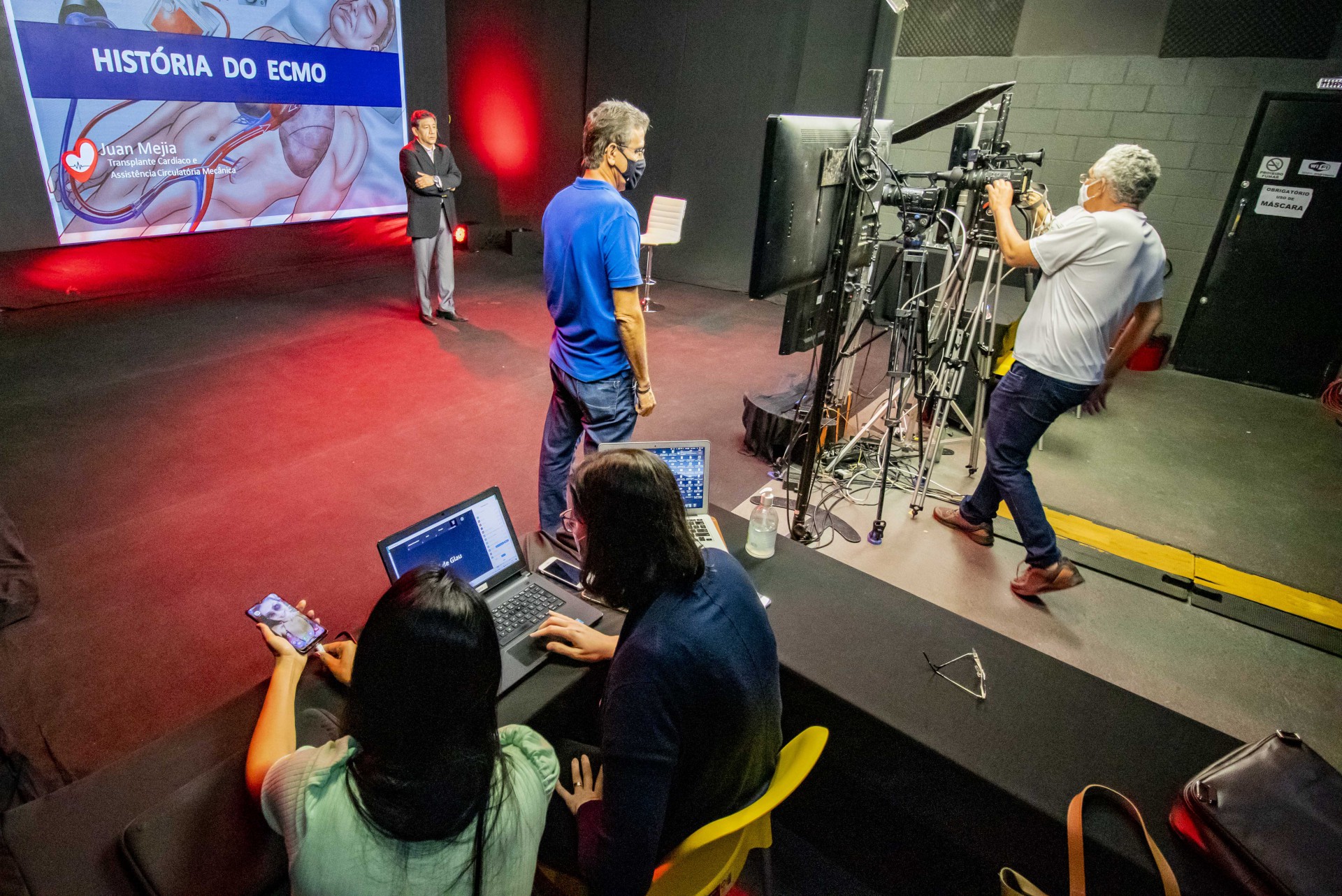 ￼Evento da F3 Studios, produtora que realiza programação em modelo híbrido (Foto: FCO FONTENELE)