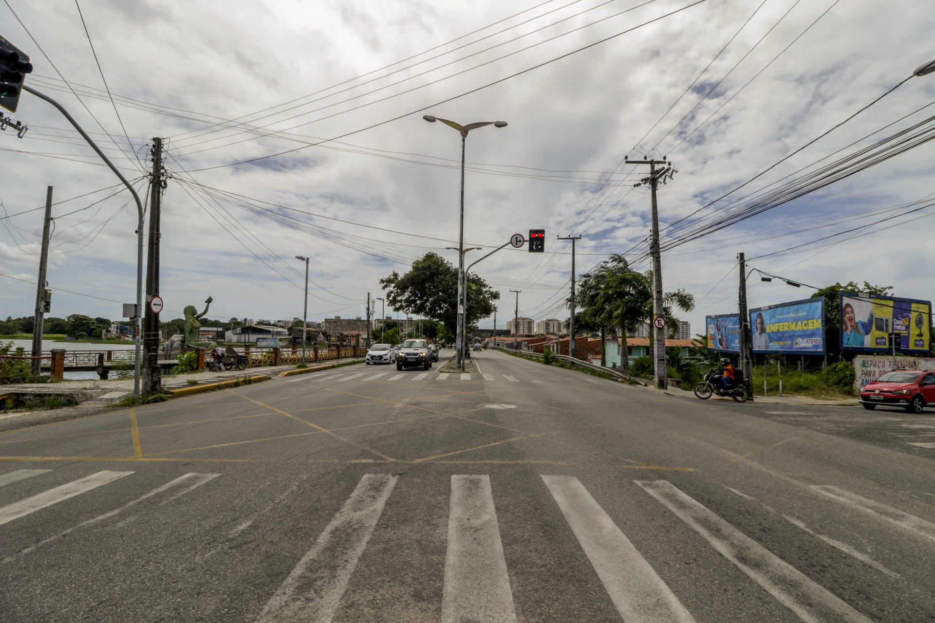 ￼AVENIDA Frei Cirilo está entre as vias com acidentes fatais (Foto: Thais Mesquita em 13/07/2021)