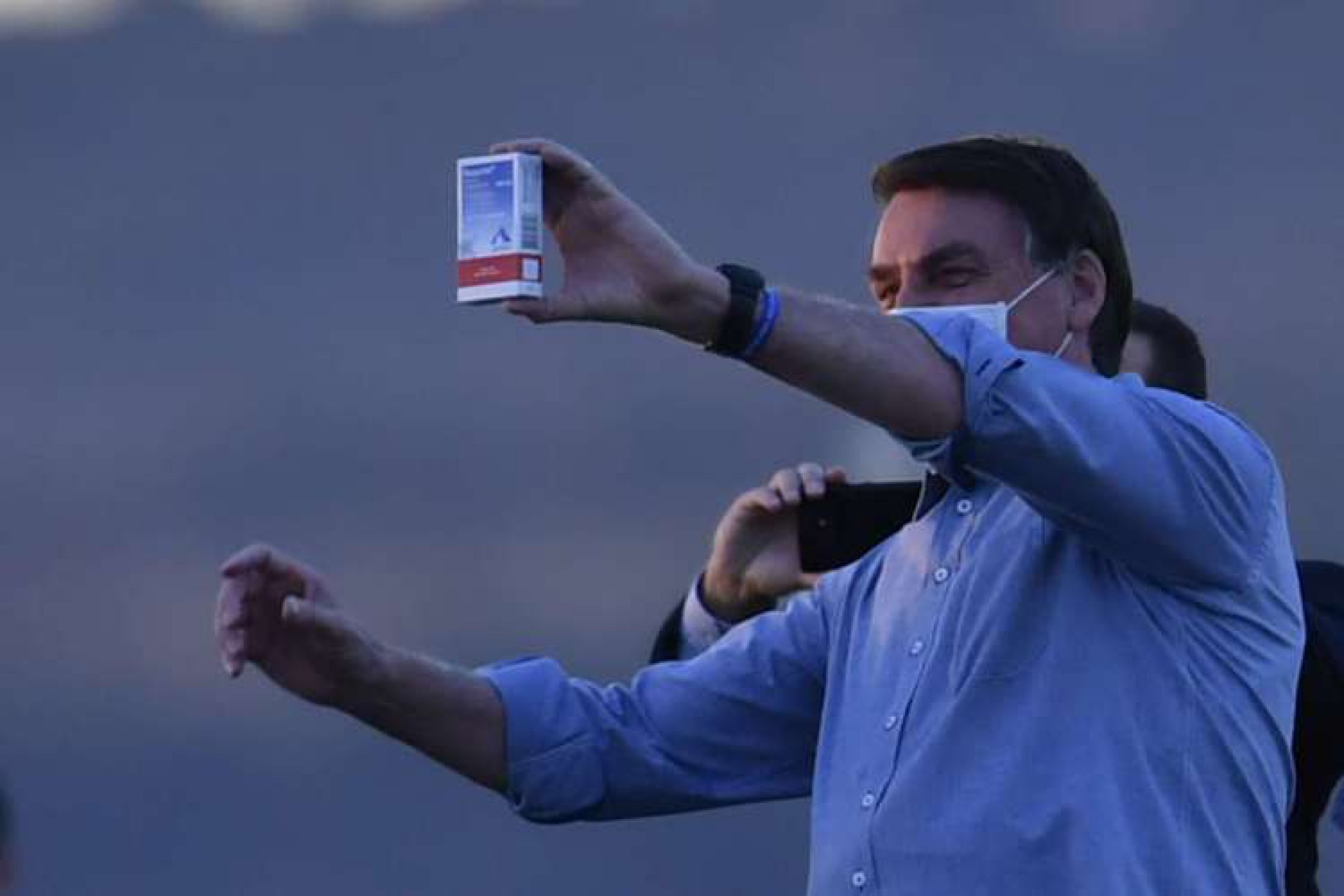 ￼BOLSONARO, entusiasta da cloroquina (Foto: Mateus Bonomi/AGIF/AE)