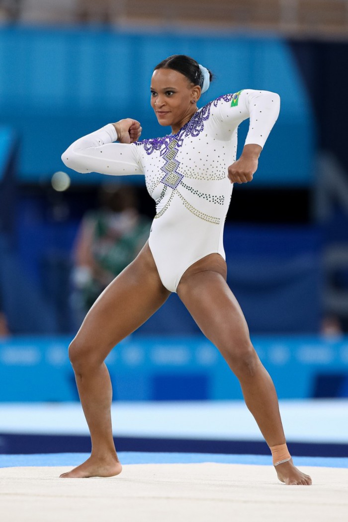 Rebeca Andrade encanta com performance de Baile de Favela (Foto: Ricardo Bufolin/CBG)