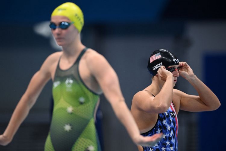 Norte-americana Katie Ledecky foi derrotada pela australiana Ariarne Titmus