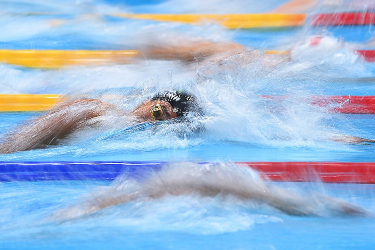 O quarteto brasileiro competiu na prova de revezamento 4x200m livre masculino e conseguiu uma vaga na final durante os Jogos Olímpicos de Tóquio 2020 