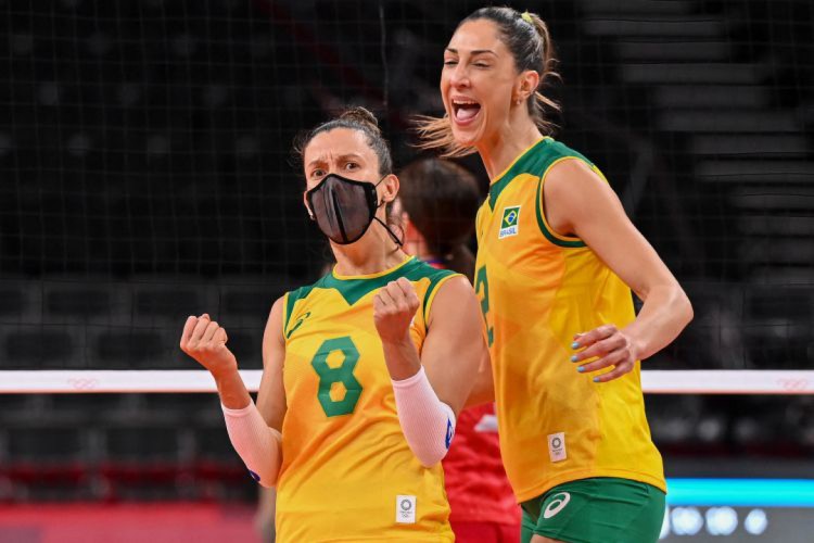 Seleção brasileira de vôlei enfrentou o Japão na Olimpíada