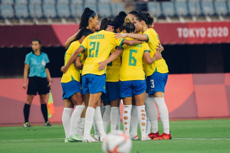 A seleção feminina acabou perdendo nos pênaltis para o Canadá em Tóquio 2020