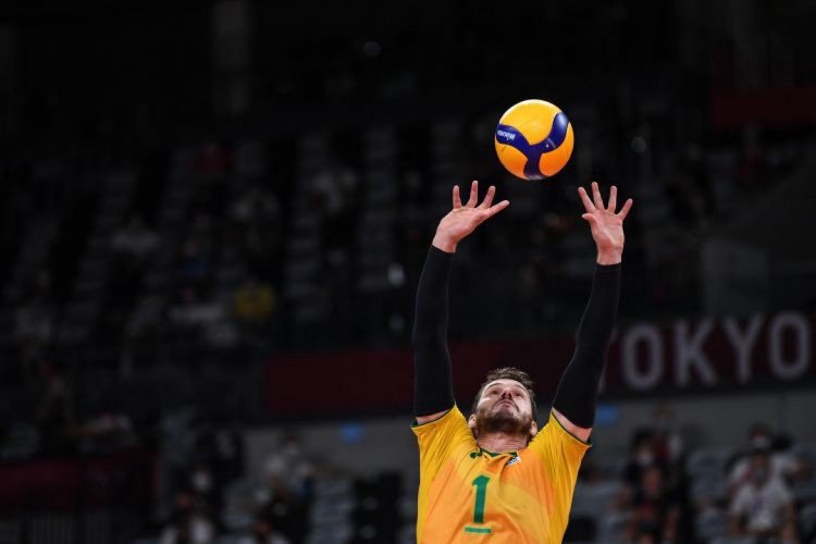 Bruninho, levantador da seleção brasileira de vôlei