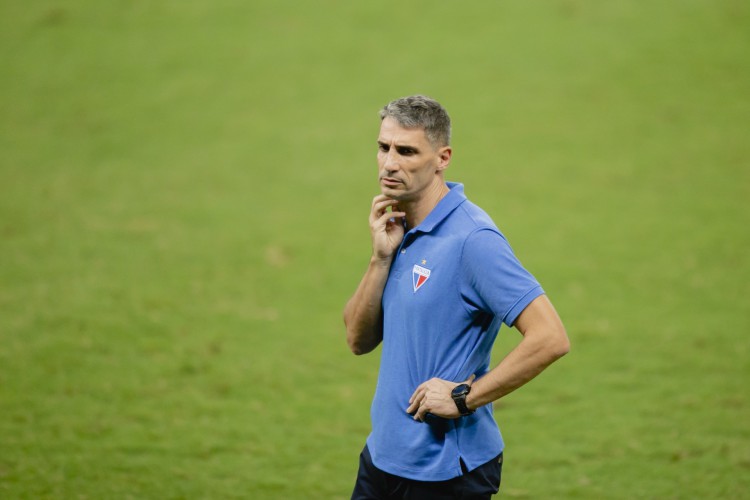 FORTALEZA, CE, BRASIL, 01-08.2021: Juan Pablo Vojvoda. Ceara x Fortaleza, na Arena Castelao pelo Campeonato Brasileiro. em epoca de COVID-19. (Foto:Aurelio Alves/ Jornal O POVO)