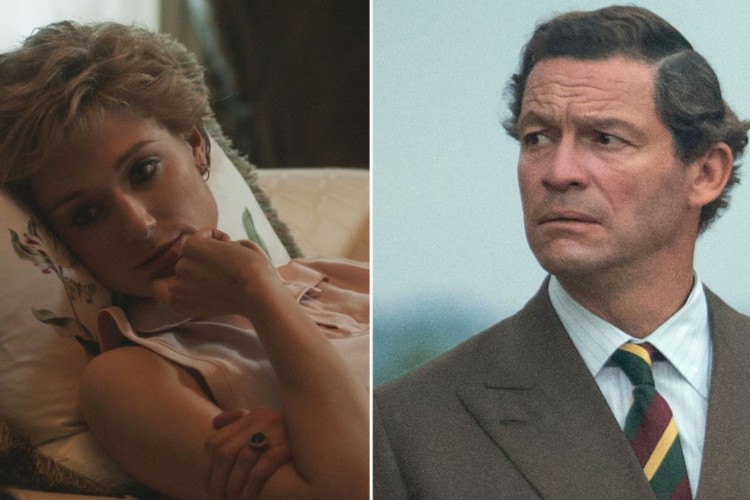 A partir da quinta e penúltima temporada de "The Crown", Elizabeth Debichi será a princesa Diana (à esquerda) e Dominic West interpretará o príncipe Charles (à direita)