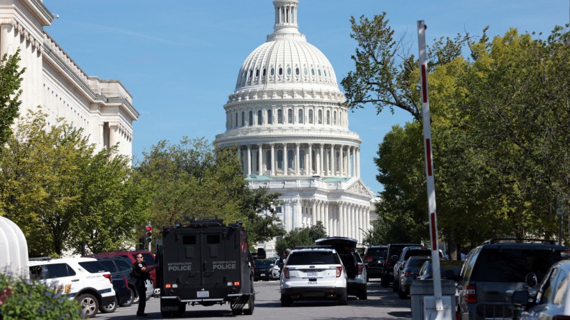 Vista do Capitólio, Washington, DC, Estados Unidos