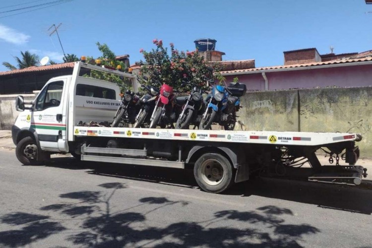 Operação teve apoio do Departamento Estadual de Trânsito (Detran-CE)