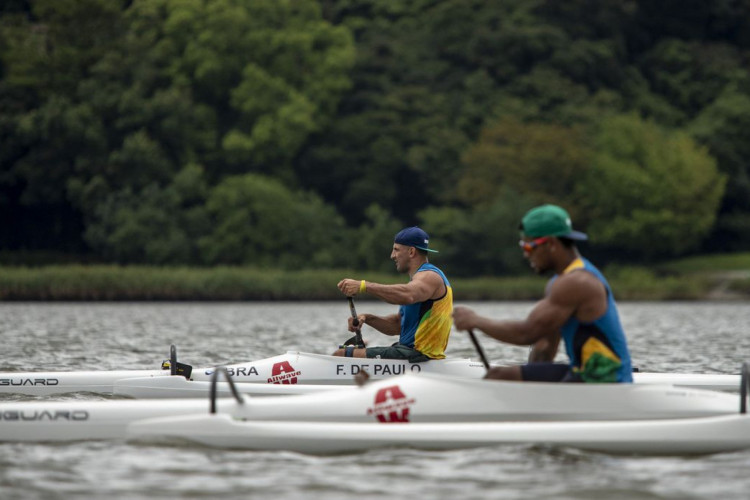 17.08.21 - FERNANDO RUFINO - Treino da Canoagem no Lago Sanaruko em Hamamatsu, cidade-sede da delegação Brasileira para aclimatação antes dos Jogos Paralímpicos de Toquio. Foto: Ale Cabral/CPB.