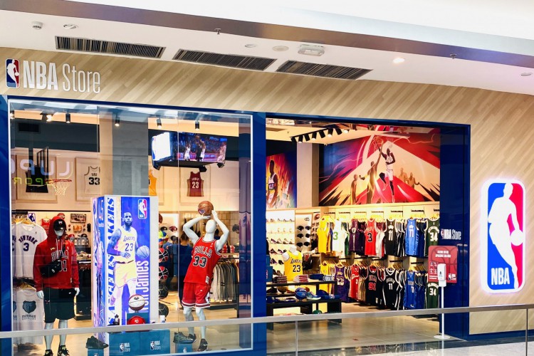 NBA Store, que chegou ao shopping Iguatemi, é uma das novas marcas presentes em Fortaleza