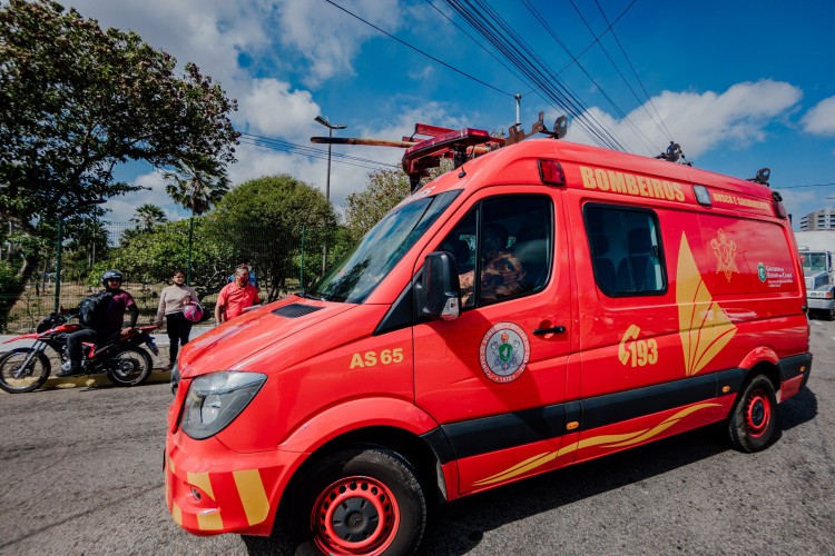 Imagem de apoio ilustrativo. Viatura dos Bombeiros