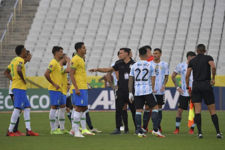 Fifa determina que jogo entre Brasil e Argentina deverá ser realizado em nova data e local