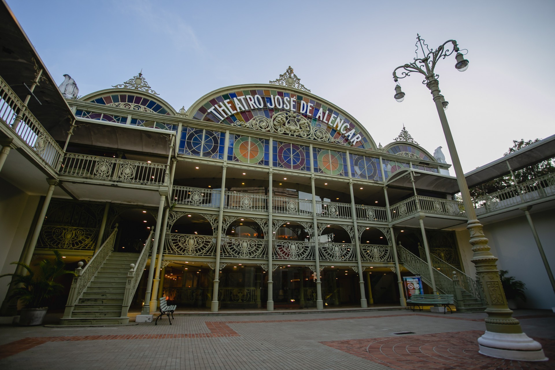 FORTALEZA, CE, BRASIL, 10-09.2021: Theatro José de Alencar, fotos dos Theatro que fica no centro de Fortaleza. em epoca de COVID-19. (Foto:Aurelio Alves/ Jornal O POVO) (Foto: Aurelio Alves)