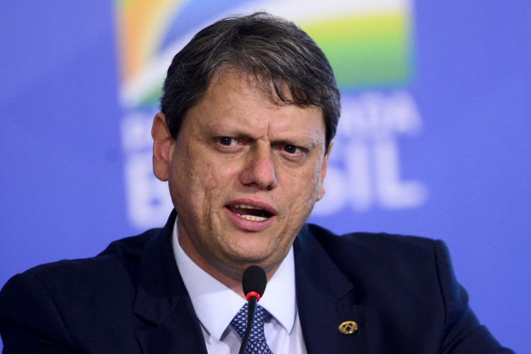 Tarcísio Gomes era ministro da Infraestrutura no governo Bolsonaro e agora disputa o Governo de São Paulo