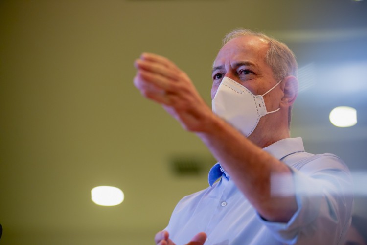 FORTALEZA, CE, BRASIL, 17-09.2021: Ciro Gomes (PDT). Reunião com secretariado da Prefeitura de Jose Sarto. em epoca de COVID-19. (Foto:Aurelio Alves/ Jornal O POVO)(Foto: Aurelio Alves)