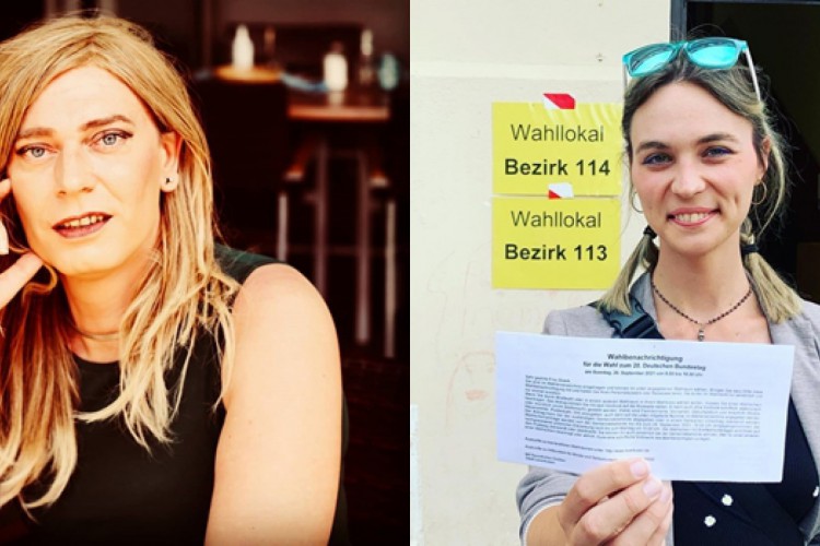 Tessa Ganserer, 44, e Nyke Slawik, 27, candidatas pelo Partido Verde, vão compor a bancada da legenda que ficou em terceiro lugar na eleição de 2021