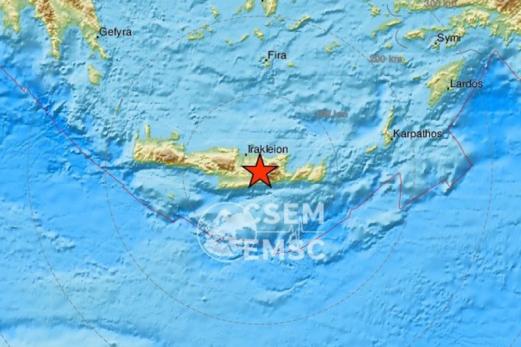 Terremoto na Grécia teve magnitude 6 e aconteceu a 10 km de profundidade, na ilha de Creta