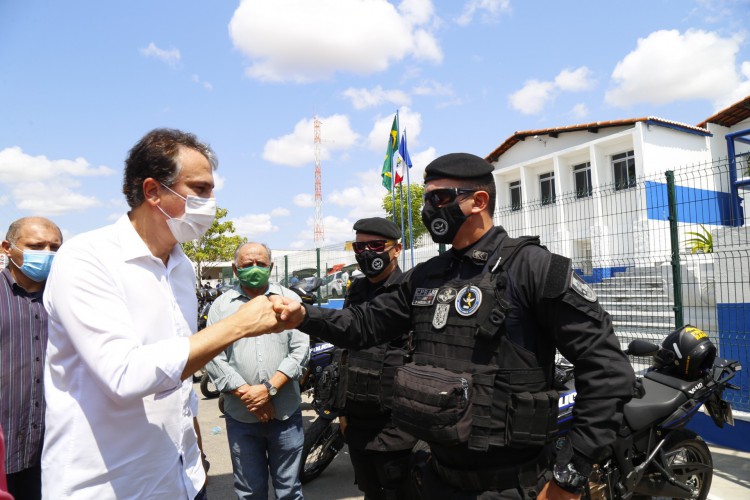 Governador Camilo Santana em inauguração do Raio em Mauriti