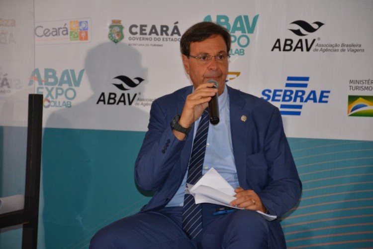 Durante a abertura do Abav Expo, o ministro do turismo, Gilson Machado, defendeu a importância do turismo para geração de empregos no País