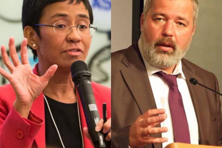 Os jornalistas Maria Ressa, das Filipinas, e Dmitry Andreyevich Muratov, da Rússia, ganharam o prêmio Nobel da Paz 2021 "pelo esforço para proteger a liberdade de expressão"