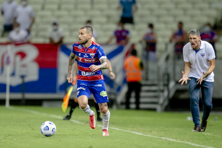 Lucas Lima está emprestado ao Fortaleza pelo Palmeiras até o final de 2021