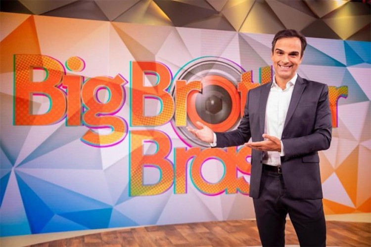 Tadeu Schmidt é o apresentador do Big Brother Brasil