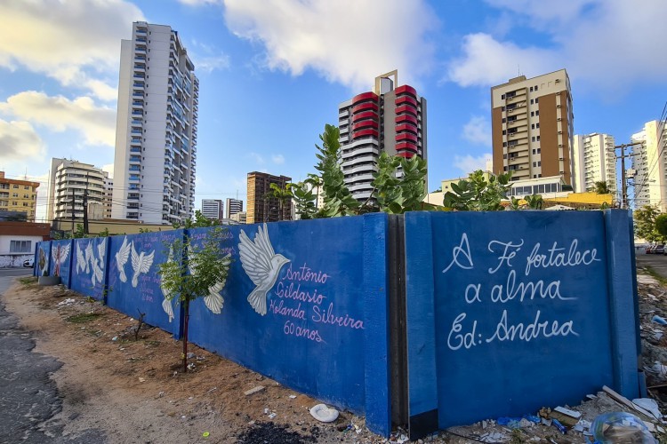 O Desabamento do Edifício Andrea ocorreu em 15 de outubro de 2019. O prédio estava localizado no bairro Dionísio Torres, na zona nobre de Fortaleza, no Ceará, além de possuir registros antigos e uma estrutura bastante antiga(Foto: FCO FONTENELE em 14.10.21)