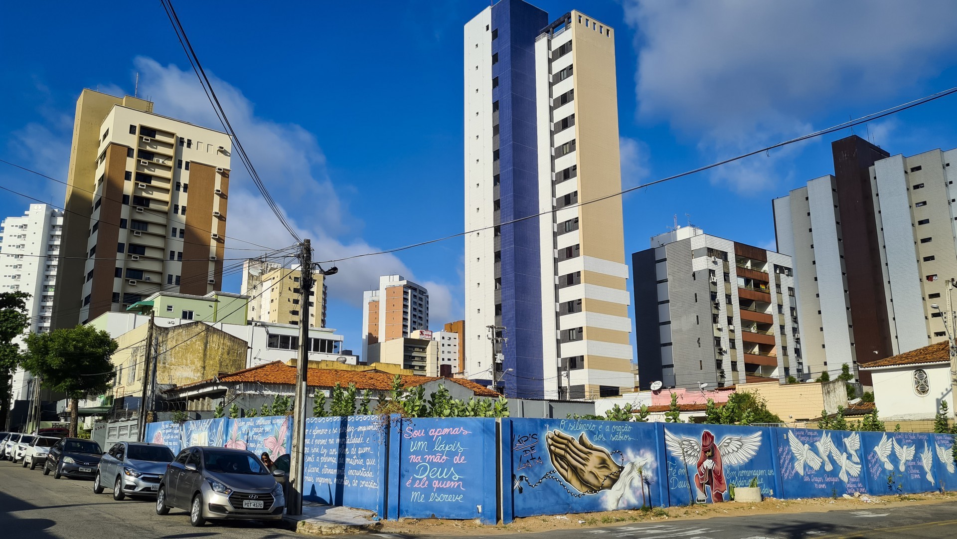 Área do Edifício Andrea, que desabou em 15 de outubro de 2019, no bairro Dionísio Torres (Foto: FCO FONTENELE)