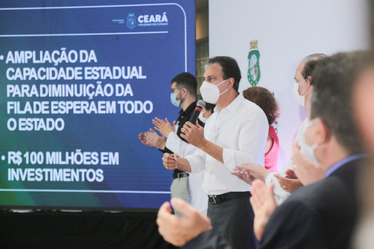 Fortaleza, 20 de outubro de 2021. Hospital Leonardo da Vinci. Lançamento de programa para zerar fila de cirurgia. (Yago Albuquerque / Especial para O Povo)