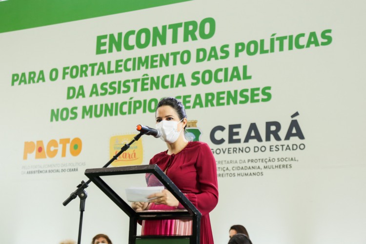 Foto de apoio ilustrativo. A Secretaria de Proteção Social, Justiça, Cidadania, Mulheres e Direitos Humanos (SPS) irá realizar nos dias 22 e 23 de novembro o III Encontro da Vigilância Social. Na foto, a titular da SPS, Onélia Santana