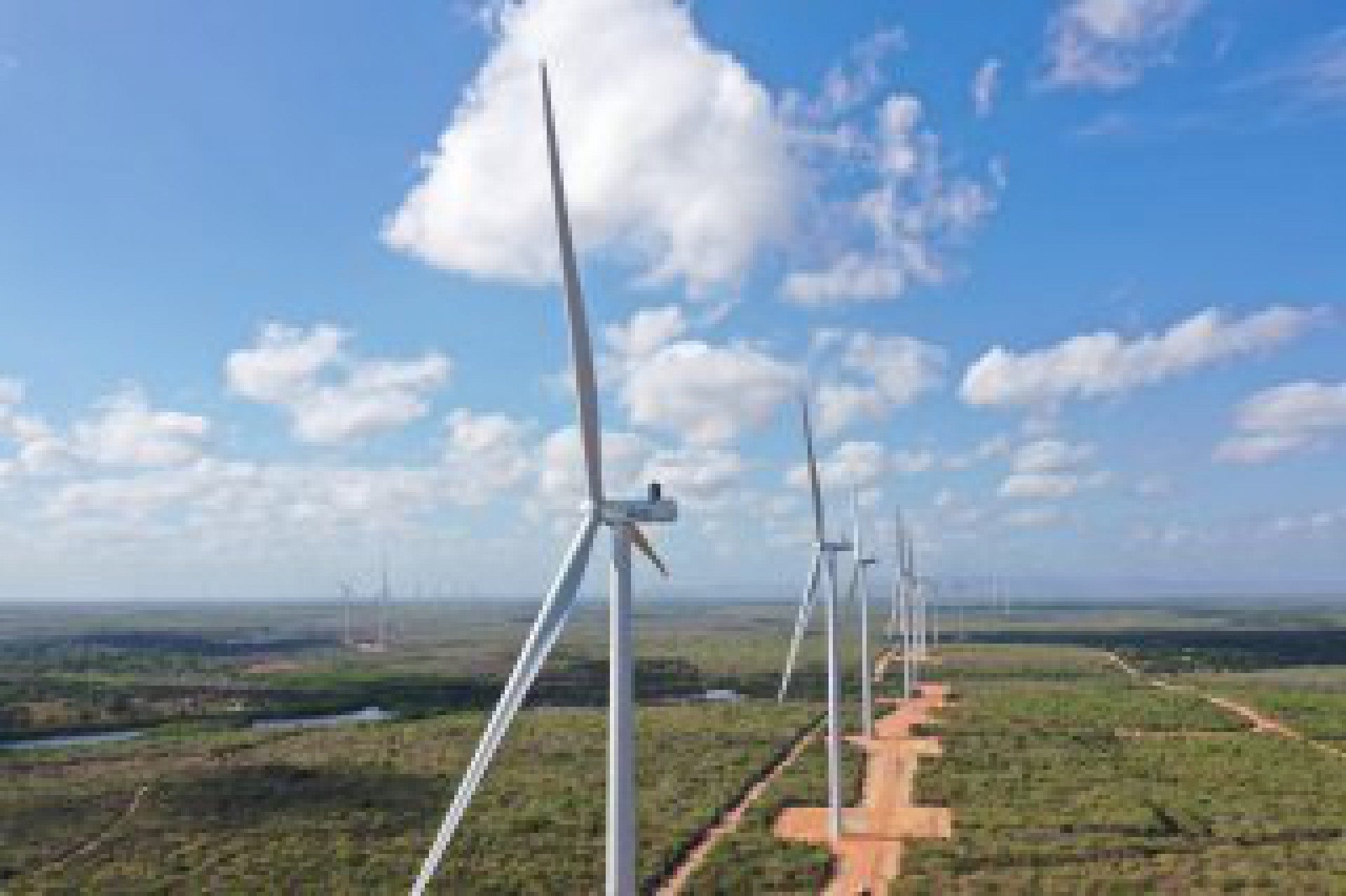 Segundo especialistas, o Ceará tem levado vantagem no mercado nacional de energia elétrica, devido à prevalência de fontes renováveis, como a eólica  (Foto: Arquivo Qair Brasil/Divulgação)