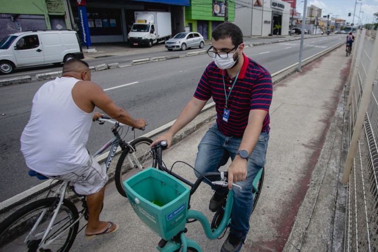 Usuários reclamam de bicicletas e estações(Foto: Aurelio Alves)