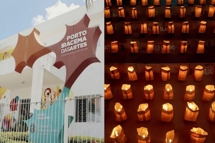 Velas foram acesas em homenagem as mais de 600 mil vítimas da Covid-19 