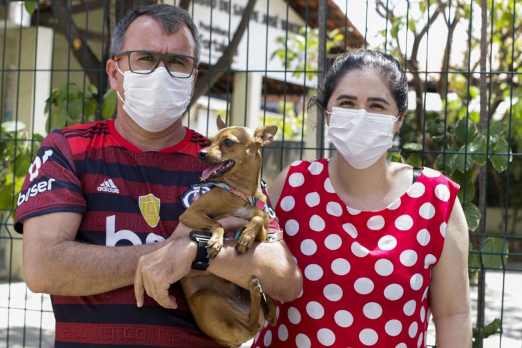 Vacinação antirrábica para animais no Posto de Saude da Messejana, no último sábado, 6