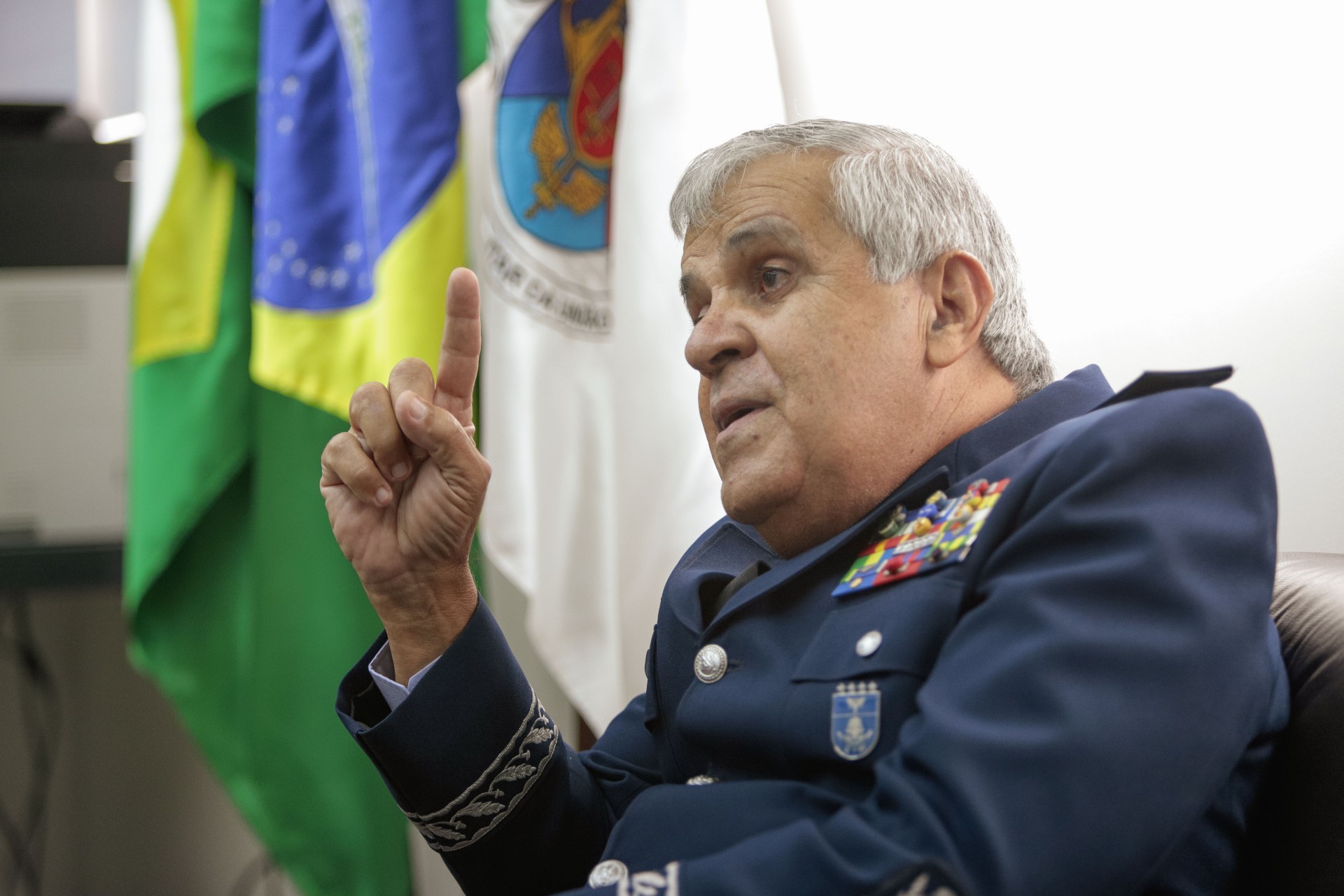 Fortaleza, Ce, BR - 12.11.21 Ministro do Superior Tribunal Militar, Tenente Brigadeiro Francisco Joseli Parente Camelo,  (Fco Fontenele/O POVO) (Foto: FCO FONTENELE)